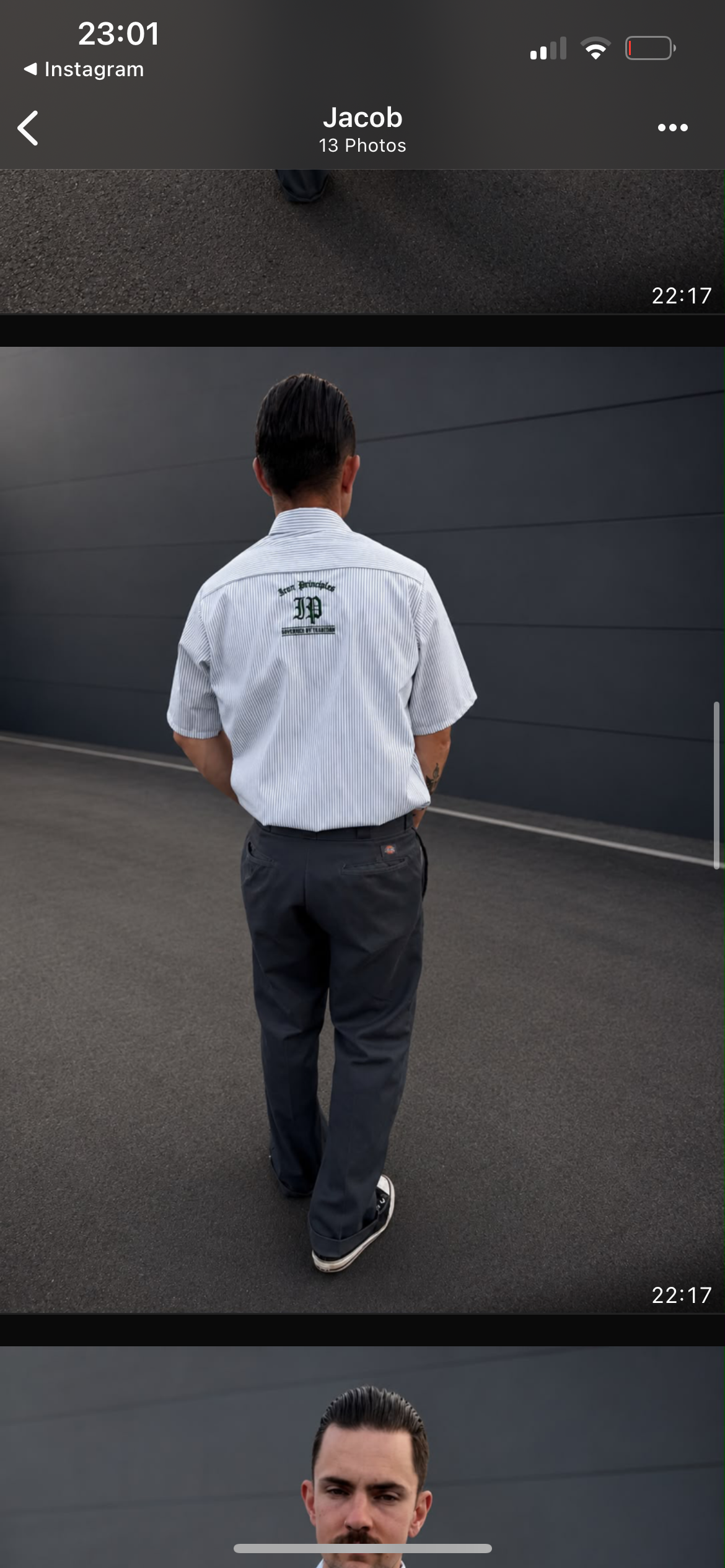 Straight up work shirt